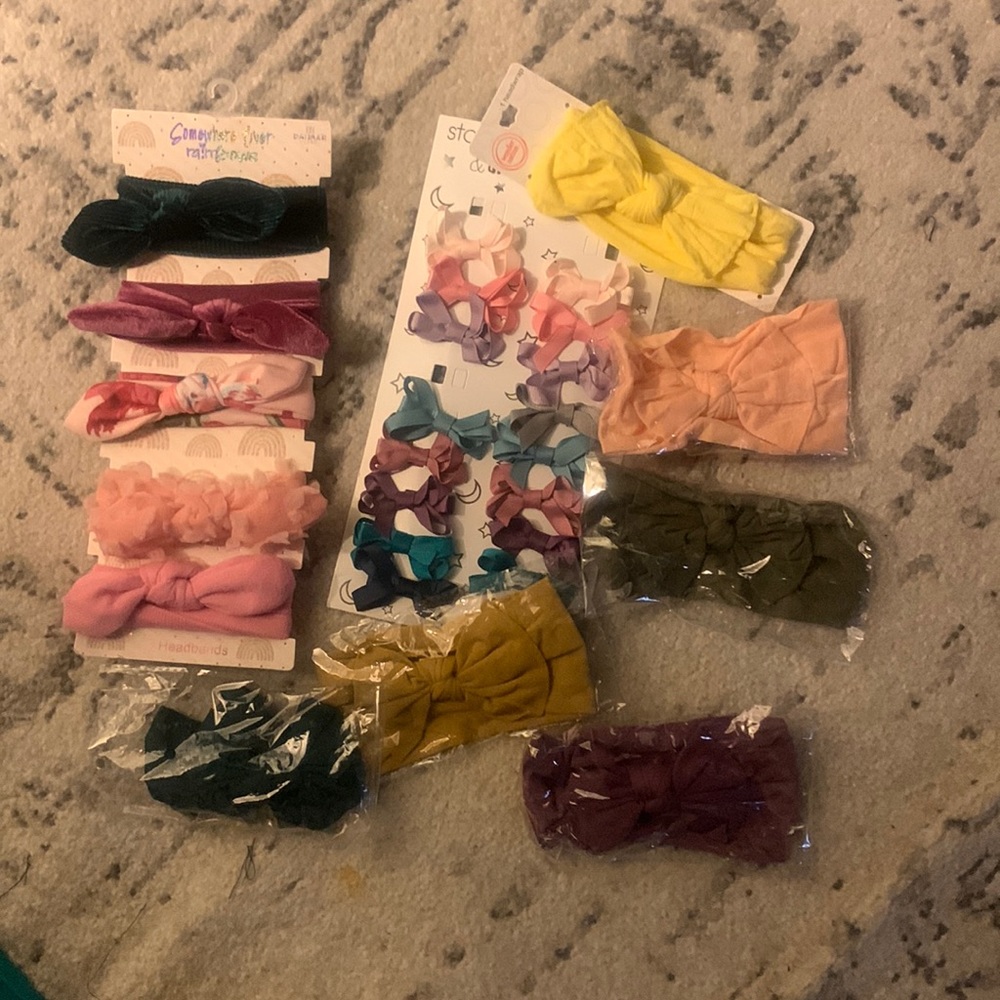 Baby girl headbands and bows